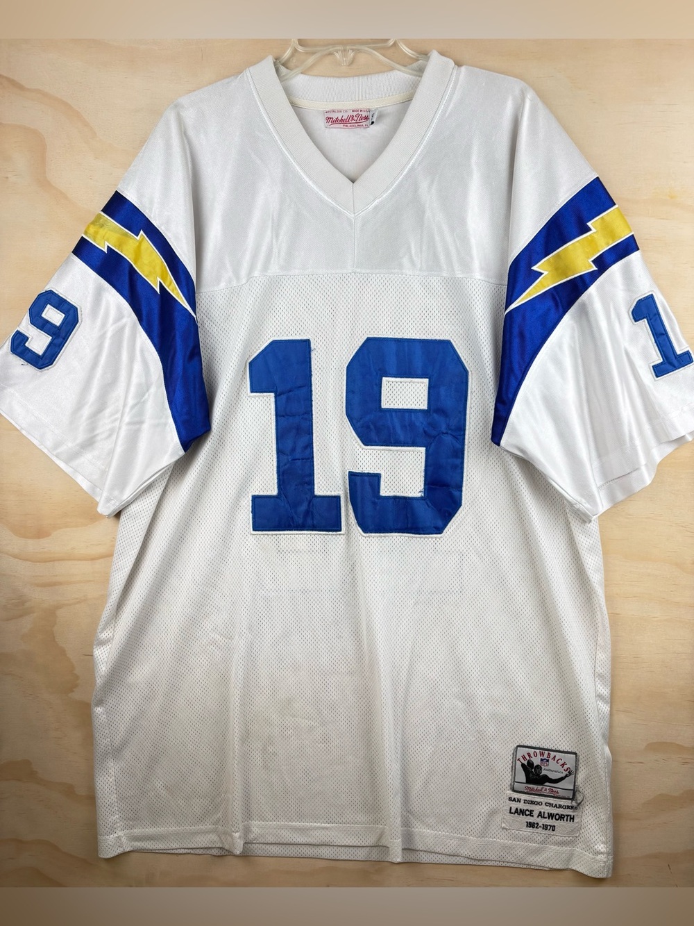 Mitchell & Ness Chargers Lance Alworth  Throwback Jersey Men’s Size 56 White NFL